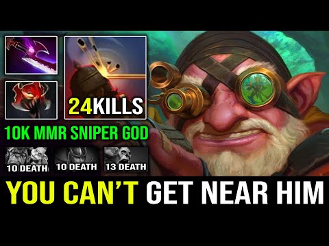 This HAPPEN When You Let 10K Pro Sniper Free Farm | WTF Nobody Can Get Near Him 7.31d Dota 2