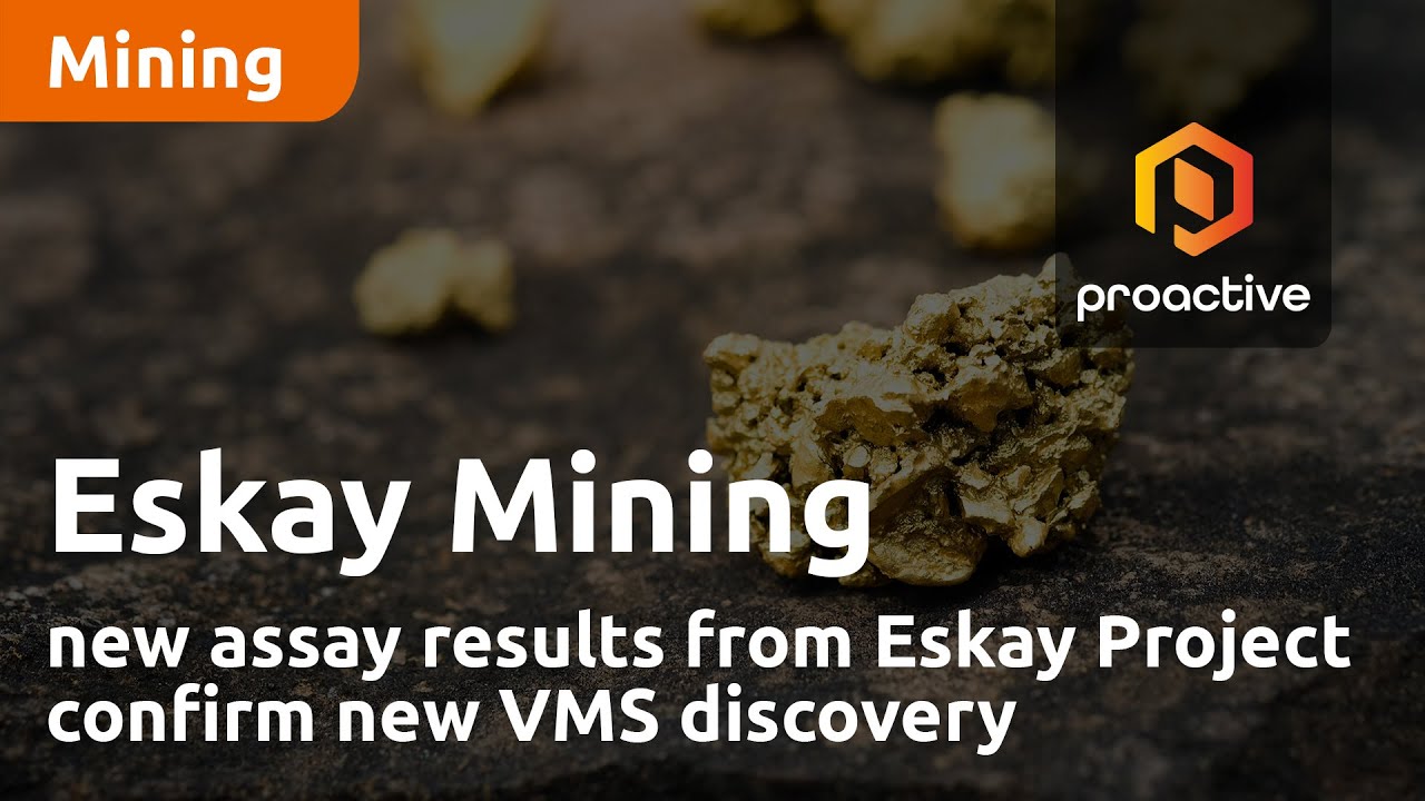 Eskay Mining new assay results from Eskay Project confirms new VMS discovery