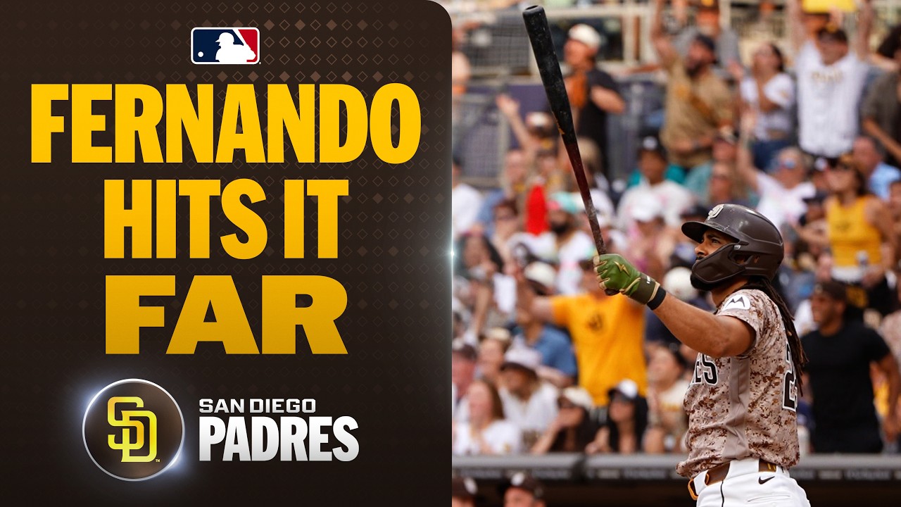 Fernando Tatis Jr. absolutely UNLOADS on a THREE-RUN HOME RUN! 😤 (110.6 MPH, 421 feet! 😳)