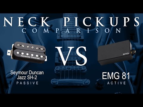 Seymour Duncan JAZZ SH-2 vs EMG 81 - Neck Pickup Guitar Tone Comparison Demo