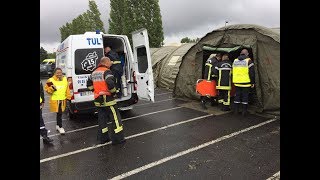 Exemples de différents exercices: attentat à l'aéroport de Chambéry, dans la commune de Brive...
