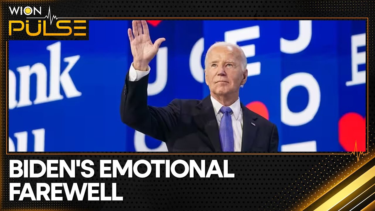 US Election 2024: Joe Biden eyes legacy in emotional farewell at DNC | WION Pulse