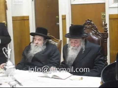 Chernobil Rebbe Yahrtzeit Tish For The 'Me'or Enayim' - Cheshvan 5772