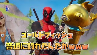 【Fortnite神回】あの、普通にゴールドフィッシュ釣れたんですけど。