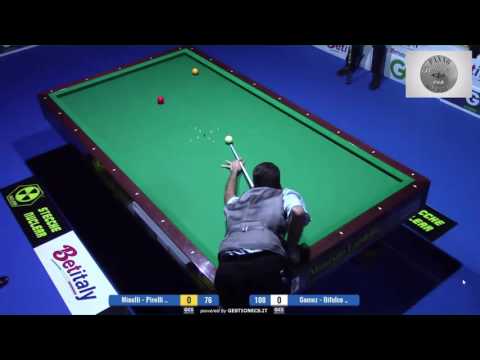 MINELLI - PIRELLI VS GOMEZ - BIFULCO | Campionato Italiano Biliardo 2016/2017(Torino)
