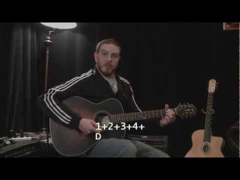 STRUMMING LESSON (PART 1, STEP 1) - WHOLE NOTE RHYTHM (Em)