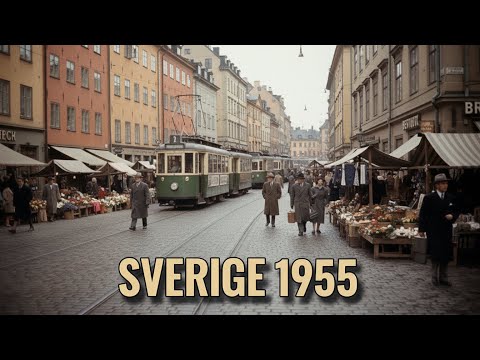 SVERIGE 1955 - När allt fortfarande byggdes för att hålla