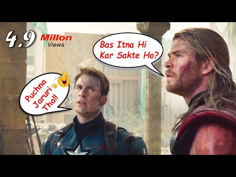Avengers All Funny Scenes in Hindi