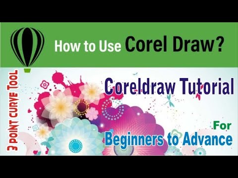 Coreldraw tutorial 3 point curve tool (Mentor - Harish Lalwani)