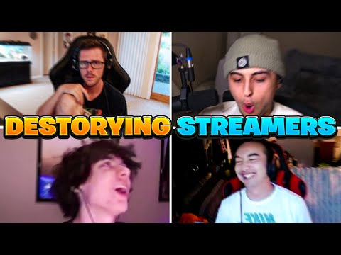 Killing Twitch Streamers & Pros (ft. Beaulo, ooziie, MacieJay etc)