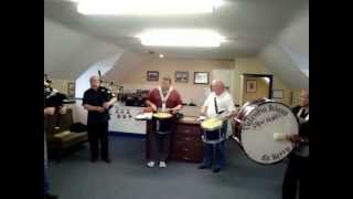 Valentia Liverpool Killorglin Bagpipes & Drums Practice Session  5