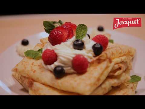 Delicious JACQUET crepes with mixed berries
