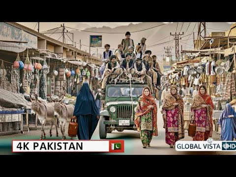 🇵🇰Cinematic Walking Tour 4K UHD | Bara Bazaar Khyber Agency Peshawar Walking Tour 4K UHD.
