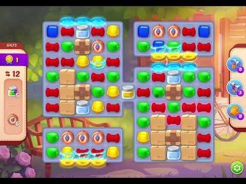 HomeScapes Level 6473 no boosters (13 moves)