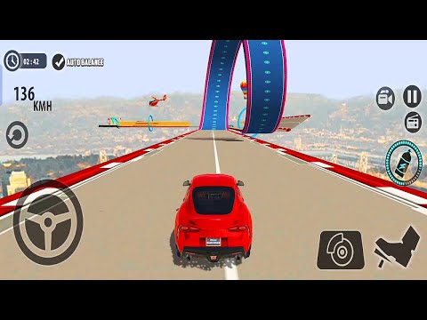 Impossible Car Tracks 3D - Red Car Impossible Stunts [Levels 3-7] Android Gameplay