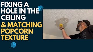 103 - Everyday Home Repairs | Homax Popcorn Ceiling Patch | Marshalltown Texture Repair Sponge