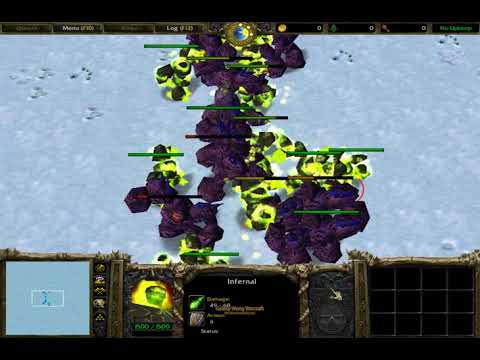 (Comment Request) 12 Granite Golem vs 16 Infernals (100 Food) 1080p