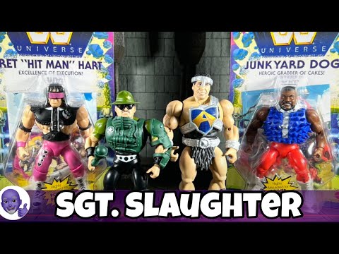 Masters of the WWE Universe SGT. SLAUGHTER Action Figure Review