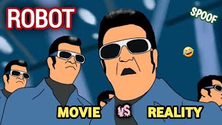 ROBOT movie vs reality  enthiran movie spoof  raji