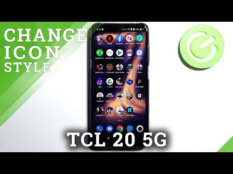 How to Change Icons Shape in TCL 20 5G?