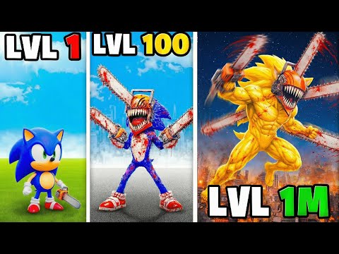 Upgrading to CHAINSAW SONIC in GTA5!