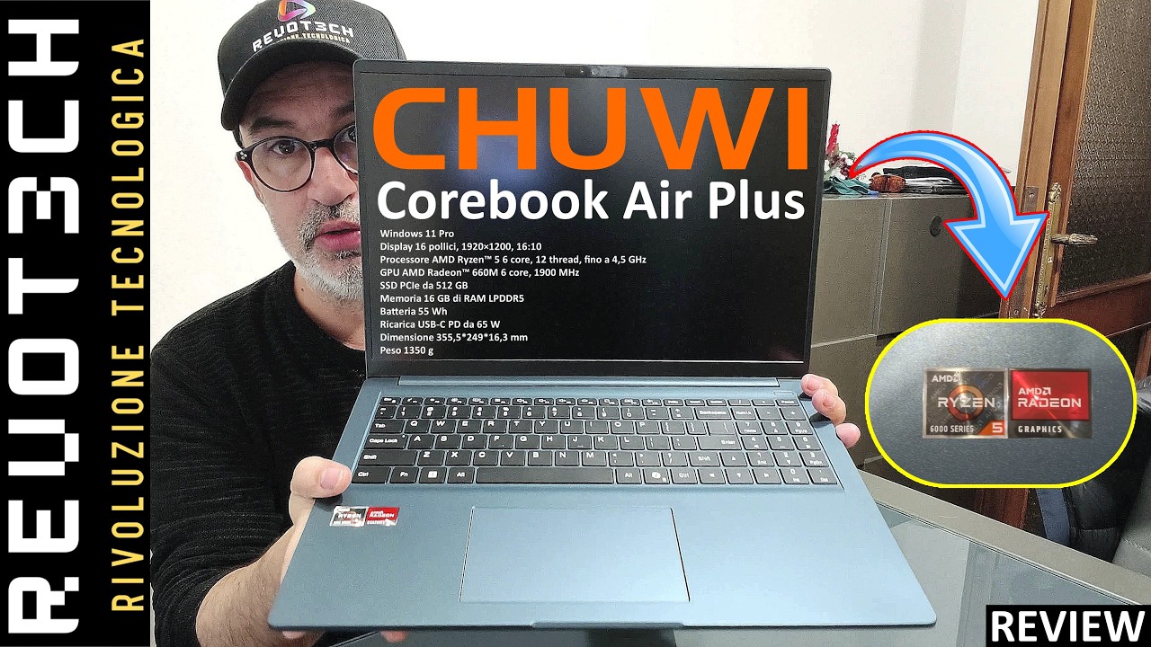 CUWI Corebook Air Plus: Il Laptop per Business e Ufficio Potente e Veloce - Review
