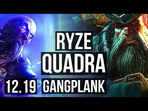RYZE vs GP (TOP) | Quadra, 500+ games | EUW Diamond | 12.19