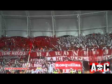 "Salida Baron Rojo Sur | America De Cali 87 Años | FEB 2014 1080 HD | EL QUE TIENE MAS GENTE." Barra: Baron Rojo Sur • Club: América de Cáli