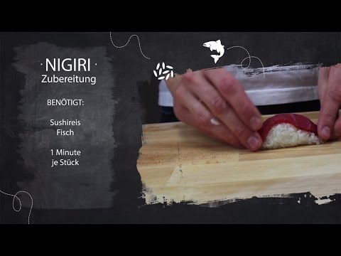 Sushi Kurs - Teil 09 - Nigiri Sushi machen