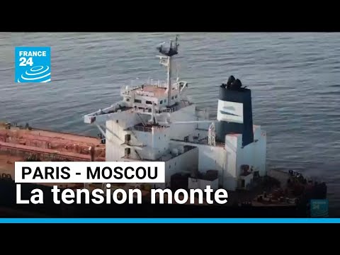 Le pétrolier de la flotte fantôme russe arraisonné par la France a repris la mer • FRANCE 24