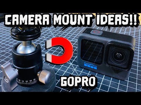 GoPro 10 magnetic bracket mount and fixing ideas - for workshop videos