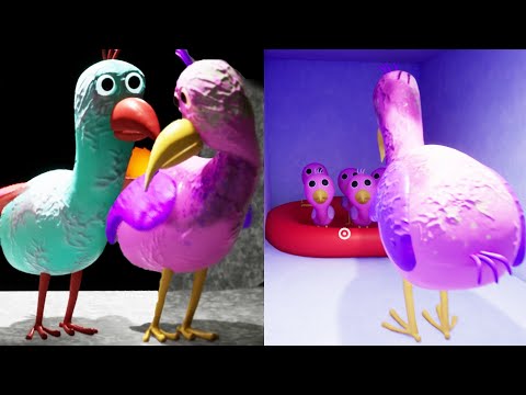 Opila Bird Reunites With Her Husband VS Reunites With Her Baby Birds - Garten Of BanBan 3