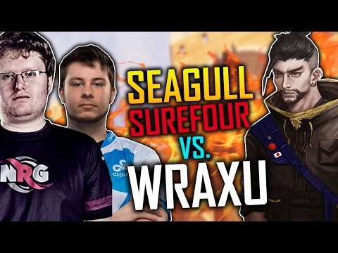 SEAGULL AND SUREFOUR VS WORLD RANK 1 HANZO WRAXU *HOLY SH*T*