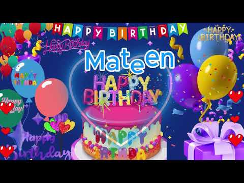 Mateen happy birthday to you