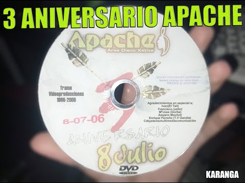 DISCOTECA APACHE 3 ANIVERSARIO XATIVA