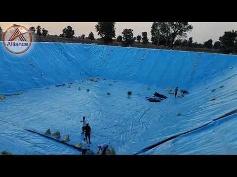 Blue hdpe pond liner, for outdoor use