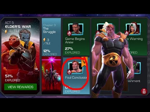 MARVEL CONTEST OF CHAMPIONS: STORY QUEST ELDER'S WAR The Struggle: ACT 5.3.4