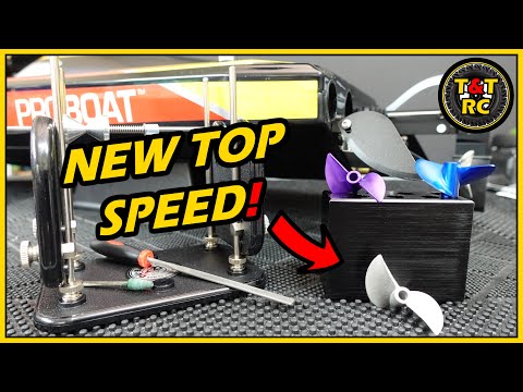 PROP HUNT!...Proboat Sonicwake V2 Prop SPEED Testing. Big Gains & New PB!