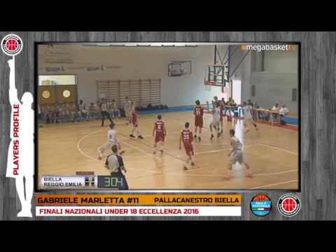 Players Profile: GABRIELE MARLETTA - FINALI NAZIONALI U18 - PALL BIELLA