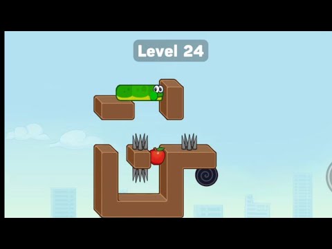 Snake Puzzle Slither to Eat Level 24 Walkthrough Solution
