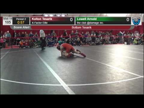 105 Kolton Tesarik X Factor Elite vs Lowell Arnold the club @damage inc  6474709104