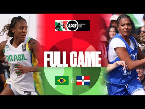 Brazil 🇧🇷 vs Dominican Republic 🇩🇴 | Women | Full 3rd place Game | FIBA 3x3 AmeriCup 2025