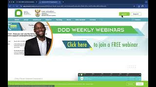 How login to the DDD Dashboard for the first time