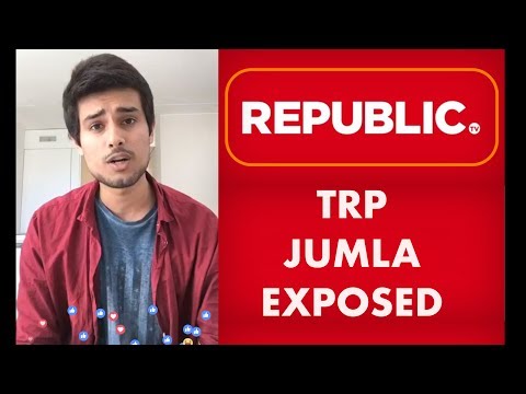 TRP Ratings Jumla of Republic TV Exposed | Facebook Live with Dhruv Rathee Video