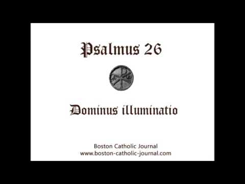 Psalm 26 inLatin