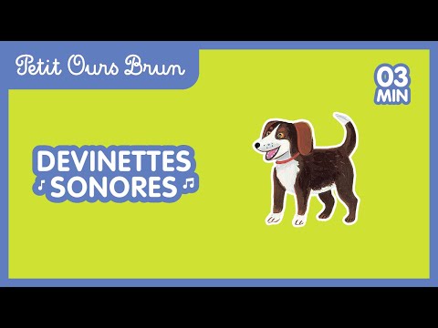 Les animaux de la ferme - Les devinettes sonores de Petit Ours Brun