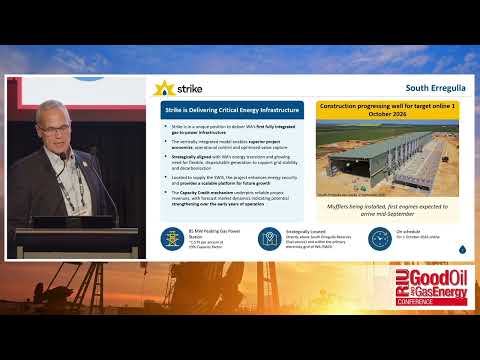 RIU Good Oil & Gas Energy Conference 2025 - Strike Energy Ltd   STX