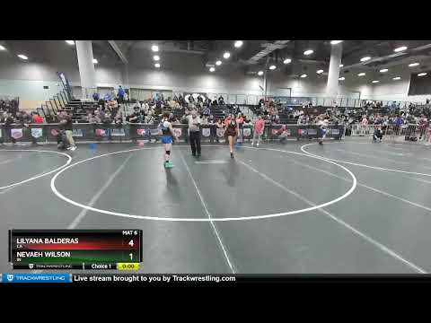 122 Lbs Champ. Round 2 - Nevaeh Wilson, IN Vs Lilyana Balderas, CA 098d