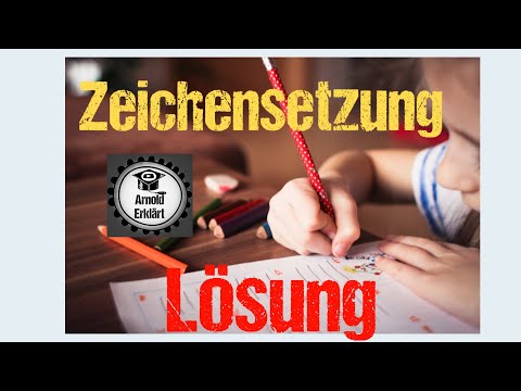 Zeichensetzung: Lösungen zum Komma-Test