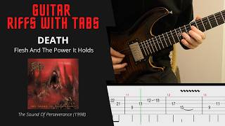 Death - Flesh And The Power It Holds - Guitar riffs with tabs / cover / lesson